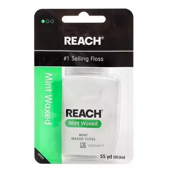 Вощеная зубная нить Rich Mint 50,2 м, 1 шт., 1 шт.
