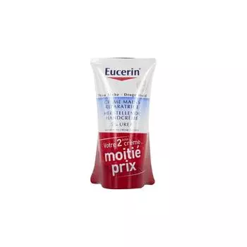 Восстанавливающий крем для рук Eucerin Urea Repair 5% мочевина 2x75 мл
