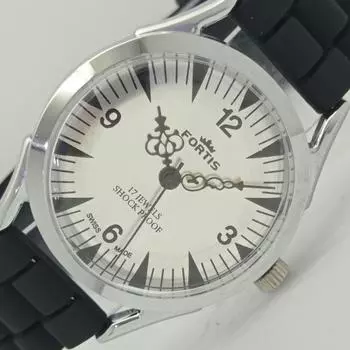 ВОССТАНОВЛЕННЫЕ ШВЕЙЦАРСКИЕ МУЖСКИЕ НАРУЧНЫЕ ЧАСЫ С ЗАВОДОМ a413017-1 Sku009-a413017