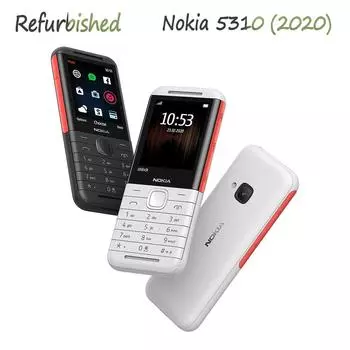 Восстановленный Nokia Оригинальный Nokia 5310 (2020) 2,4-дюймовый мобильный телефон Simple Set чёрный