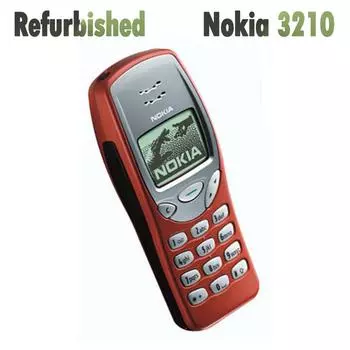 Восстановленный оригинальный мобильный телефон Nokia 3210 GSM 900/1800 Simple Set чёрный