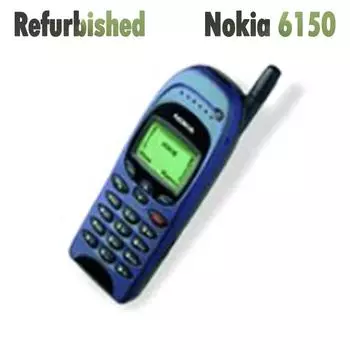 Восстановленный оригинальный мобильный телефон Nokia 6150 1 Battery 1 Charger красный