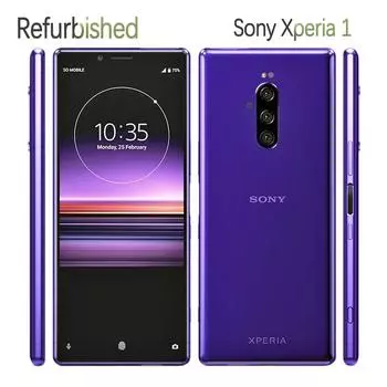 Восстановленный оригинальный мобильный телефон Sony Xperia 1 J8110 J9110 S0-802 4G 6 ГБ ОЗУ 64 ГБ ПЗУ