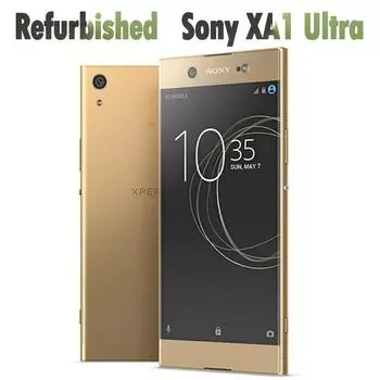 Восстановленный оригинальный мобильный телефон Sony Xperia XA1 Ultra G3221 с одной SIM-картой/G3212 G3226 с двумя SIM-картами, 4 ГБ ОЗУ 32 ГБ ПЗУ