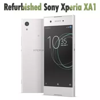 Восстановленный оригинальный мобильный телефон Sony Xperia XA1 G3121 с одной SIM-картой/G3112 с двумя SIM-картами, 5,0 дюйма, 3 ГБ ОЗУ, 32 ГБ ПЗУ, LTE, 23 МП
