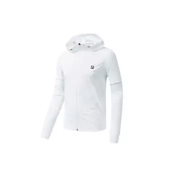 Вязаная беговая куртка FILA Athletics, мужская верхняя одежда, белая A11M021502F-WT