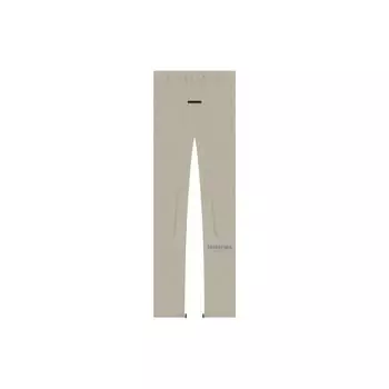 Вязаные спортивные брюки Fear of God Essentials SS21 однотонные, с завязками, унисекс, низ Moss FOG-SS21-644 S