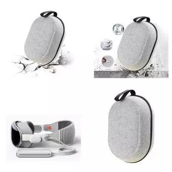 VR Headset Storage Bag Shockproof Virtual Reality Travel Carrying Case Organiser Pouch Container for Apple Vision Pro