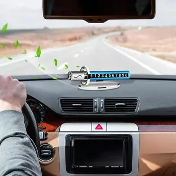 Временная парковочная карта автомобиля Креативный временный парковочный знак Ароматерапия Номерной знак автомобиля Подвижное украшение салона автомобиля