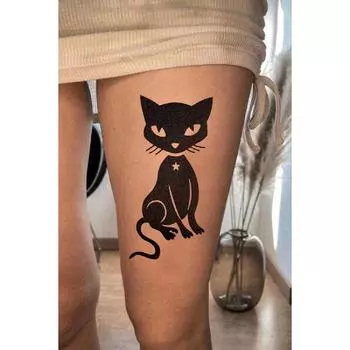 Временная Тату Кошка