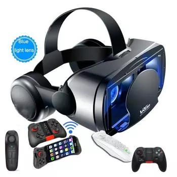 VRG Pro 3D VR очки виртуальной реальности полноэкранный визуальный широкоугольный VR очки коробка для очков для смартфонов от 5 до 7 дюймов