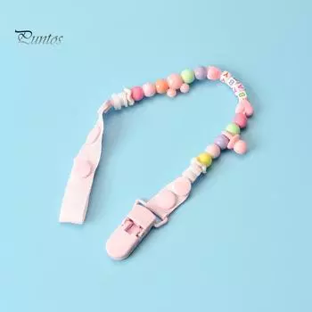Все для BB Baby Бусины Цепь Веревка Соска-пустышка Анти-падение Зажим для соски-прорезыватель Держатель для соски Поводок фиолетовый
