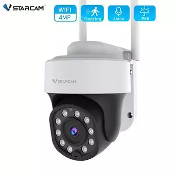 Vstarcam EU 4MP Ultra HD PTZ Wi-Fi IP-камера AI гуманоидная камера слежения за безопасностью уличная водонепроницаемая P2P видеонаблюдение