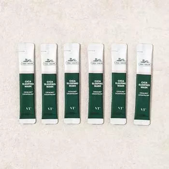 VT CICA МАСКА ДЛЯ СНА / 4 мл, 6 шт. 6EA (6EA x 1 PACK)
