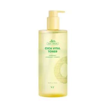 VTCOSMETICS VT CICA Vital Toner 500 мл Увлажняющий Чувствительная Кожа Сухая Кожа Уход За Кожей Cica Витамин Юдзу Витаминный Лосьон чистый