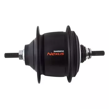 Втулка SHIMANO Interior 8R Внутренняя 8S Спецификация Premium Черная 36H Вал 184 мм 132 мм При установке ролика снимите левый водонепроницаемый колпачок