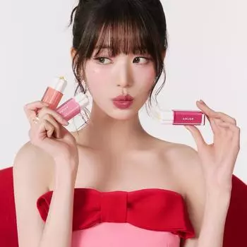 (Выбор Чан Вонёна) AMUSE Dew Tint Стойкий веганский тинт для губ на водной основе (1EA/12 Типы) 01_Labien Coral