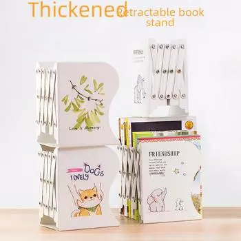 «Выдвижной книжный столик Kaba Bear с зажимом для книг и складной перегородкой»