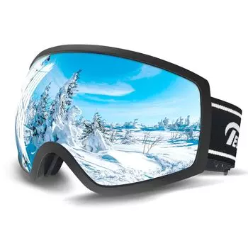 Выпуск горнолыжных очков, совместимых с сноубордингом Snow OTG Wide View Baseball UV400, шлемом для сноуборда, УФ-линзой для большой лыжной погоды [Новинка и очки]