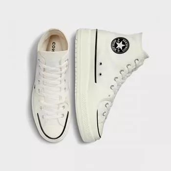 Высокие кеды Converse Chuck Taylor All Star Construct ВИНТАЖБЕЛЫЙ ЧЕРНЫЙ