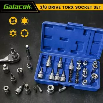 Высококачественная 34-в-1 головка Torx Star и набор бит Male/Main электронная безопасная дрель-шуруповерт ручной инструмент Torque Star головка