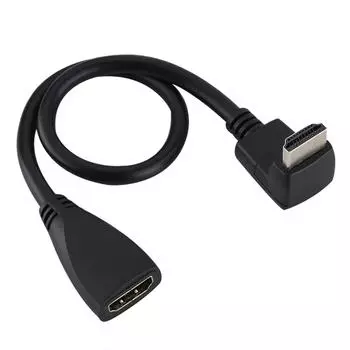 Высококачественный Full HD1080p HDMI-кабель HDMI-кабель «папа-мама» (Изгиб на 90 градусов)