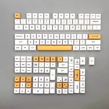 Высокопрофильный колпачок PBT Keycap XDA для игровой механической клавиатуры для переключателя Cherry MX