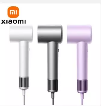 Высокоскоростной фен XIAOMI MIJIA H501, уход за волосами с отрицательными ионами, 110000 об/мин, сушка, 220 В, версия для Китая (С адаптером ЕС) Скорость ветра 62 м/с