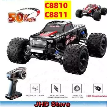 Высокоскоростные игрушки RC машинки JJRC C8810 радиоуправляемая машина 2.4G 4WD внедорожный монстр-трак