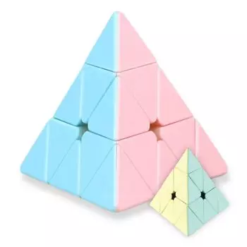Взрослый стиль Navi Magic Tower Magic Cube Треугольный куб 3x3x3 Куб для соревнований 3D-головоломка Игрушка-головоломка Развивающая игрушка Тренировка мозга Magician Smooth