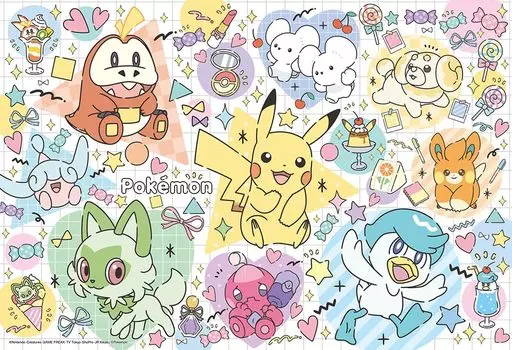 в Беверли Пазл из 100 деталей Pokemon Popping [Сделано в Японии] Блеск! (2638) 100-060