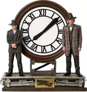 в Будущее PART Studio Art масштаб Марти МакФлай Эммет Браун Back 3 [Iron Statue] Deluxe Scale 1/10 и Dr.. (Большие часы)