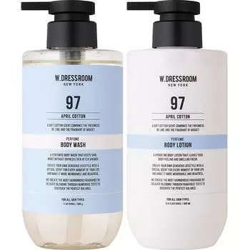 W Dress Room Premium Body Care Set 97 April Cotton, 1 комплект