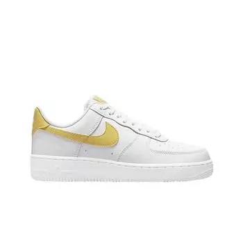 W Nike Air Force 1 07 Low White Saturn Gold 315115-170 Женские кроссовки