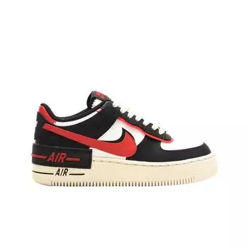W Nike Air Force 1 Shadow Summit White University Red DR7883-102 Женские кроссовки