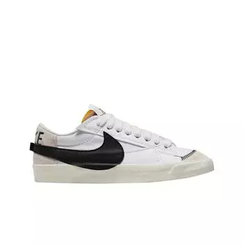 W Nike Blazer Low 77 Jumbo White Black Sail DQ1470-101 Женские кроссовки