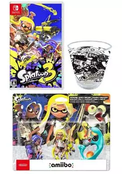 в оригинальной упаковке Splatoon 3 amiibo тройной набор тумблер [Доставленная коробка] - Переключатель + [Inkling [Желтый]/Octoling [Синий]/Cojake] (Взвод серии)