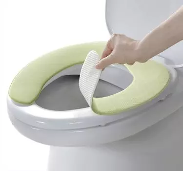 в Sanko Smooth Toilet Seat Toilet 6mm Okudake Suction [Сделано в Японии, Дезодорирующее, Моющееся] Нескользящее, Тип, Крышка, Сиденье, Зеленый, KN-57