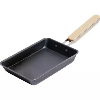 Wahei Freiz Iron Tamagoyaki 12 x 19 см Сковорода для яиц Tamagoyaki IH, совместимая с газом Tsubame Sanjo enzo EN-014 чёрный
