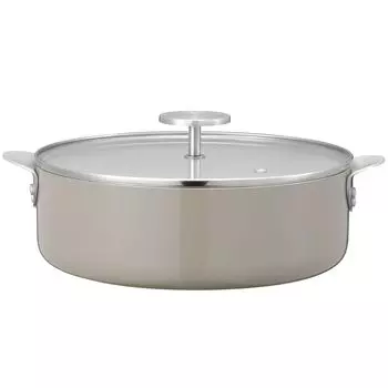 Wahei Freiz Table IH Gas Flaco Pot, 26cm, 4L, Compatible, Compatible, RB-3219 слоновая кость