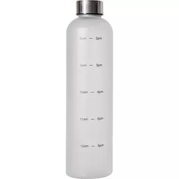 Wahei Freiz Water Bottle with 1 Clear Water My Sports BPA Light [Amazon Exclusive] Scale, Liter, White, Bottle, Bottle, Bottle, Free, Unbreakable, белый