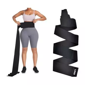 Waist Trainer Body Shaper Snatch Me Up Бандаж-обертка для женщин для похудения Эластичные ленты для поддержки поясницы Невидимый регулируемый бандаж S-3m