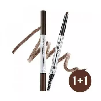 Wakemake [A Wonderful Week] Wakemake Natural Твердый карандаш для бровей 1+1 Special 05 Natural Grey 1+1