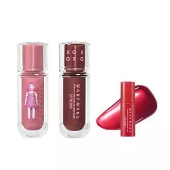 WAKEMAKE Dewy Gel Maxi Gloss с оттенком Watery Tok, набор из 2 предметов [ИЗДАНИЕ SQUID GAME] P000DZGP - 14 Pink Scar