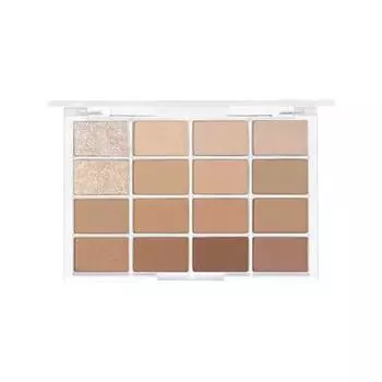 [WAKEMAKE] Палитра теней для век Soft Blurring (12 Цвет) 14 г 16 Black Hush Blurring