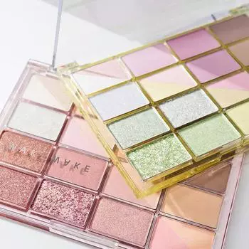 WAKEMAKE Палитра для век Soft Bluring Eye Palette, 9 цветов (50%) 13 Blue Core Blurring