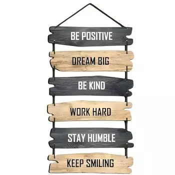 Wall Art MDF Wooden Hanging for Living Room | Bedroom | Home Decor | Office | Gift | Quotes Items House Decoration, Decorative Hanging Items