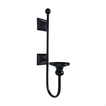 Wall Candle Sconce, Holder, Iron Art Pillar Stand for Living Room