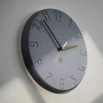 Wall Clock Stylish White Cute Clock Scandinavian Silent Analog Sweep Movement No Sound Wall Clock Simple Natural Retro Wall Clock Living Dining Quiet