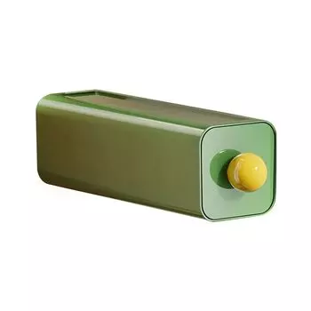 Wall Mounted Cosmetics Organizer Box Large Capacity Desktop Storage Boxes Drawer Green-1pc